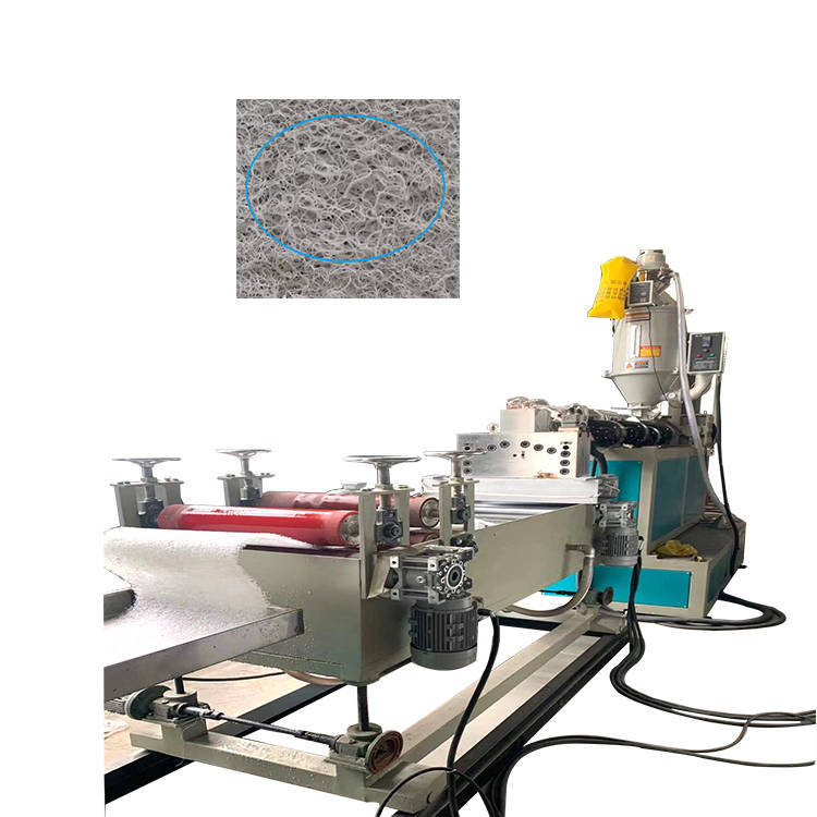 青岛特恩特机械高分子POE绿色环保防水床垫生产设备塑料挤出设备