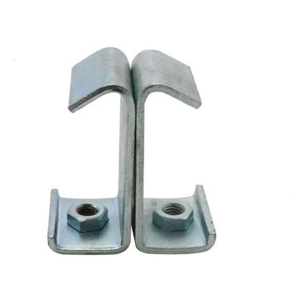 c型钢勾码丝杠挂钩通风管道扣码勾码槽钢配件c型钢吊卡工字钢勾卡