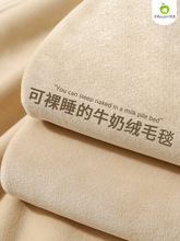 进口优选冬季加厚牛奶珊瑚绒毛毯办公室午睡毯子沙发盖毯空调被毯