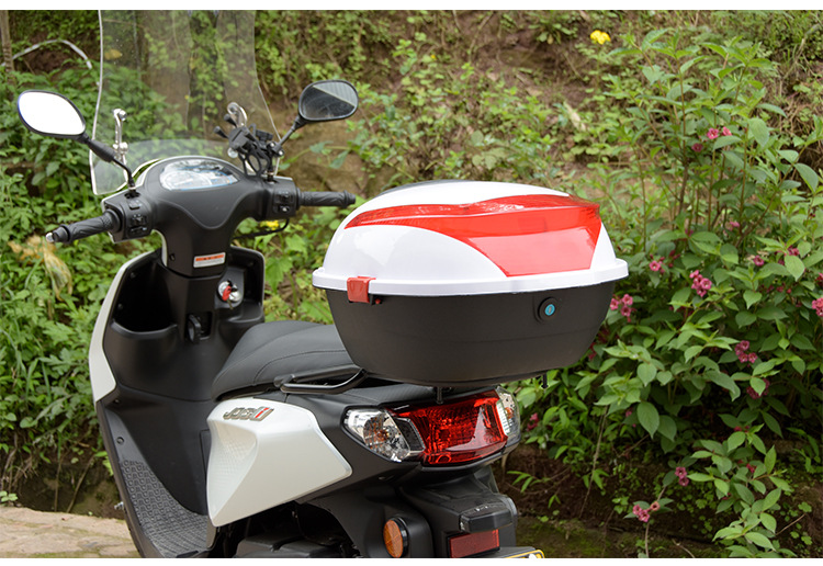 摩托车后背靠箱电瓶车大号工具箱后尾箱通用储物箱载物箱行李箱