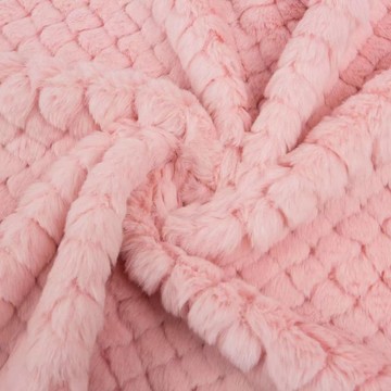 现货加厚剪格子兔毛剪花雪绒绒800克秋冬女童鞋子时装