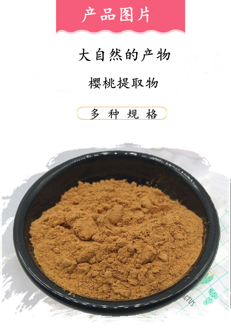 巴西针叶樱桃粉/9 9%速溶樱桃果粉/含植物vc /食品级原料厂家推广