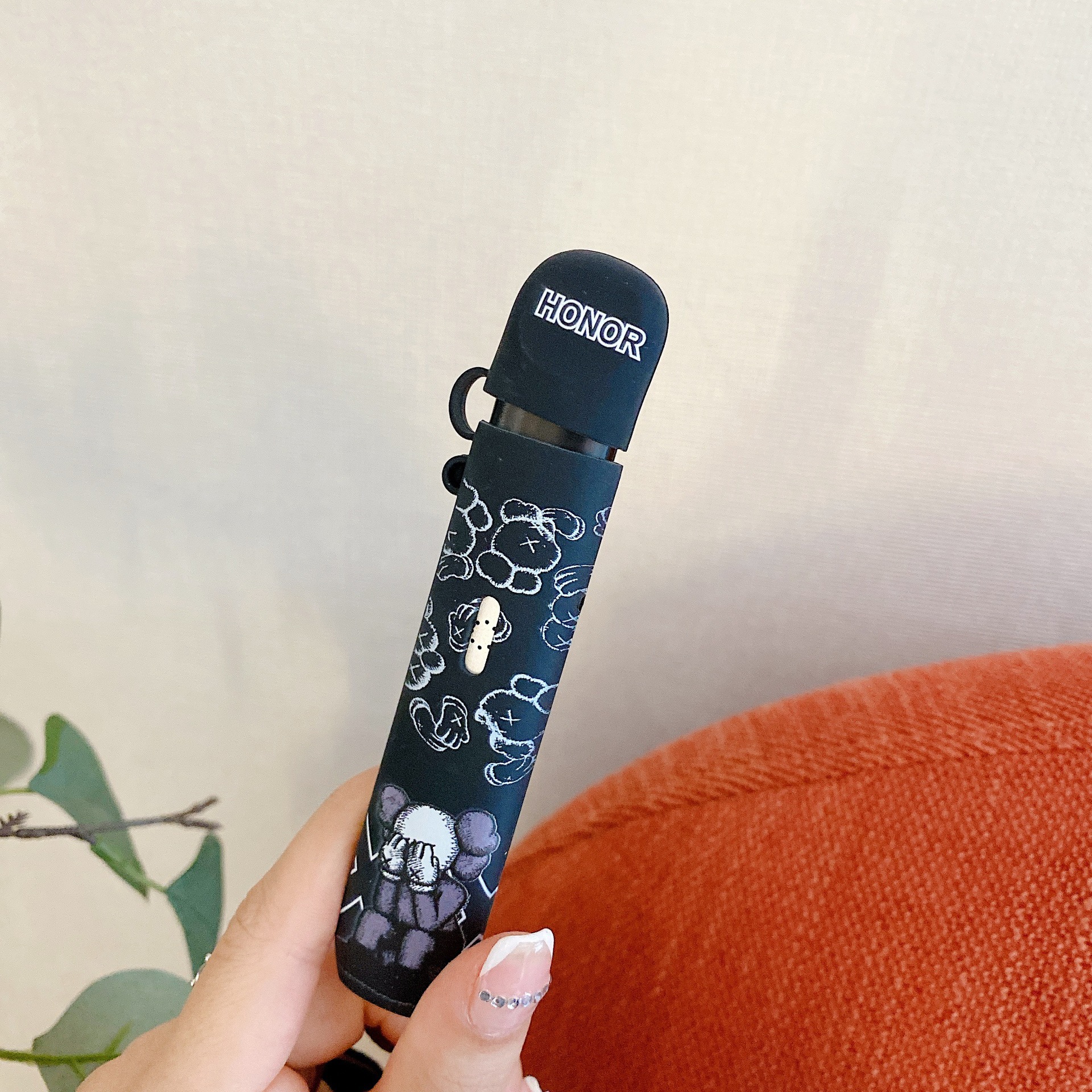 卡通液态硅胶relax5代保护套锐克悦克五代保护幻影锐克软壳烟杆套