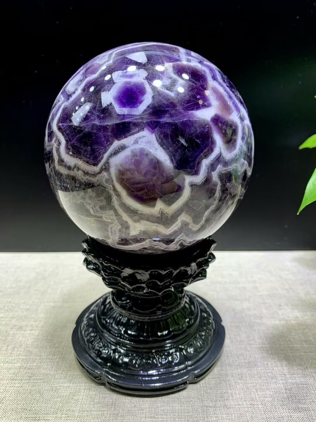 丹利水晶 紫水晶球摆件 梦幻紫水晶球风水摆件-阿里巴巴