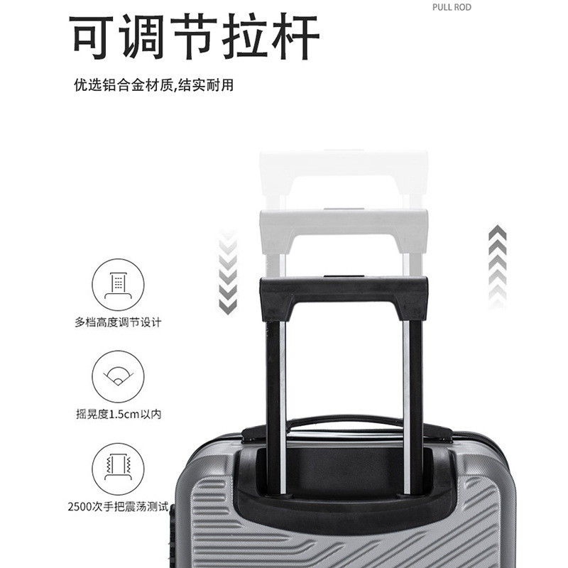 New Large Capacity Trolley Case Outdoor Travel Suitcase Multi-Function Password Lock Universal Wheel Student Luggage