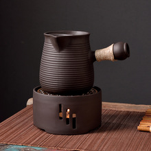 新款创意紫砂朱泥烤茶壶煮茶器具 家用器温茶炉煮茶壶中式温奶壶