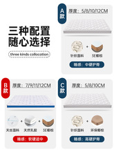 D61H批发 儿童天然椰棕床垫硬棕1.5 1.8m偏硬棕榈1.2米3E环保棕垫