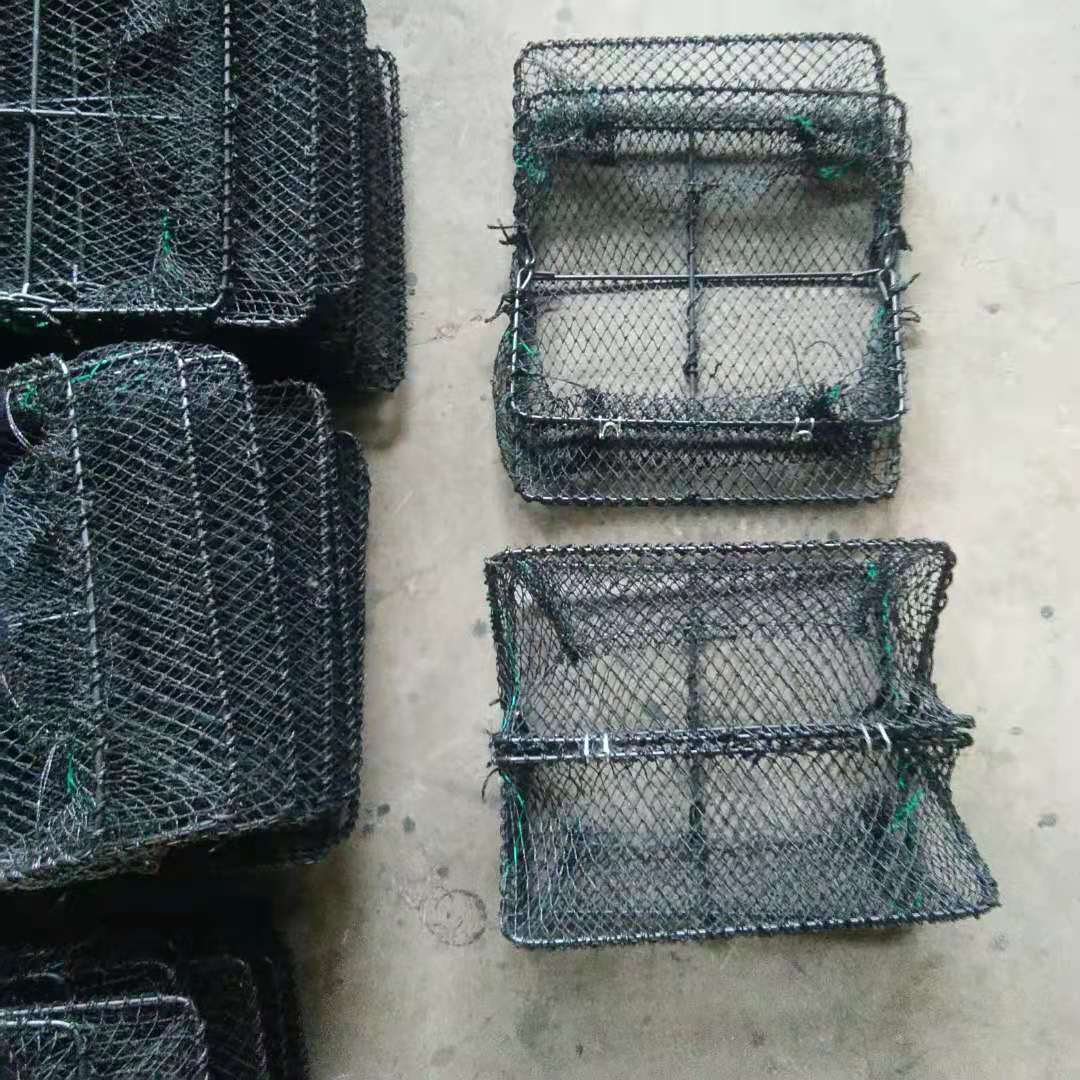 海用螃蟹笼方形折叠蟹子笼捕蟹网虾笼海边抓螃蟹工具规格可定做a
