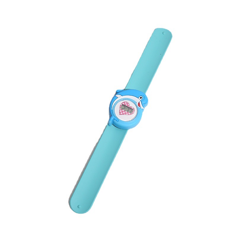 Factory Wholesale Silicone Watch Electronic Watch Ring Pop Children's Watch Toy Patting Watch Cross-Border Gift Printing