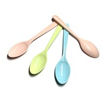 环保塑料勺子 叉子 儿童玩具训练饭勺 家用宝宝辅食圆头餐勺批发