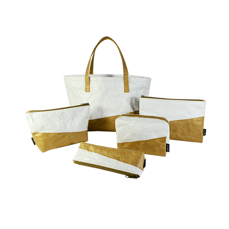 新款杜邦纸特卫强化妆洗漱包大容量手提护肤品包收纳包敞口化妆包