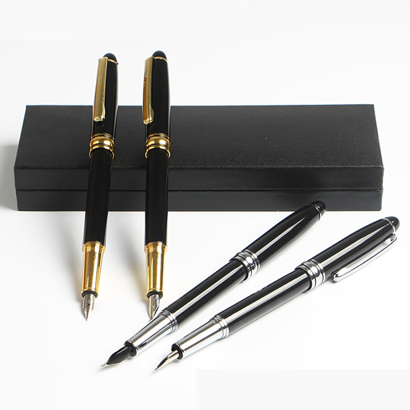 Metal Student Pen Kit Teacher‘s Day Gift Wholesale Elbow Art Pen Gift Box Iridium Signature Pen Business Gift