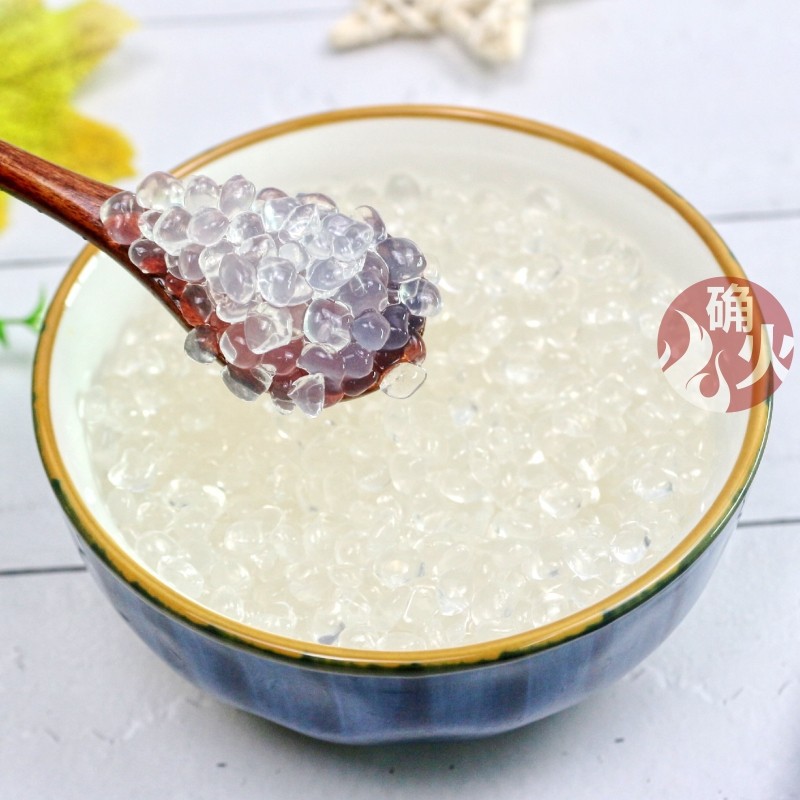 寒天西咪晶球小脆波波奶茶店甜品杨枝甘露专用免煮西米露原料1kg