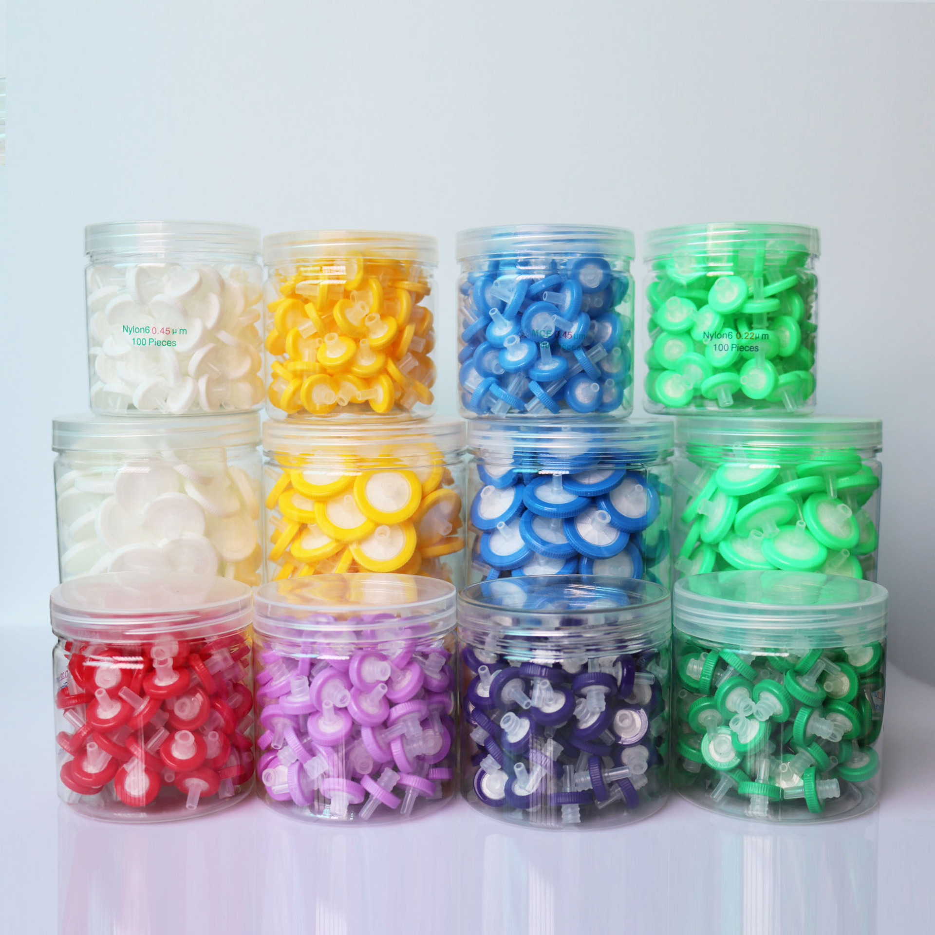 针式过滤器 一次性滤头 有机水系13mm 25mm 0.22 0.45um