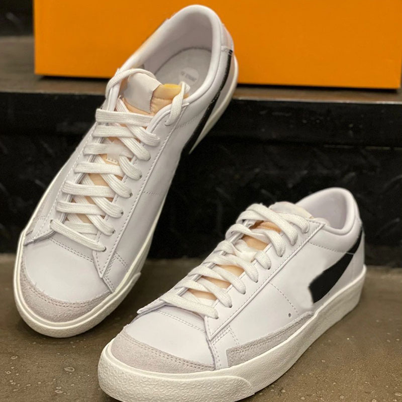 鞋高版本开拓者blazer low77白黑板鞋男潮流复古低帮休闲鞋女