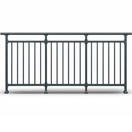 阳台护栏室外不锈钢楼梯扶手锌钢铝合金户外铁艺栅栏空调栏杆飘窗