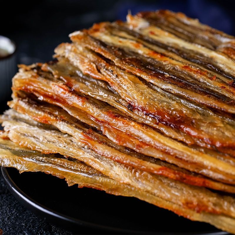 烤鱼片批发鱼干手撕现烤鳗鱼干碳烤鳗小吃即食海鲜零食鳗鱼片干货