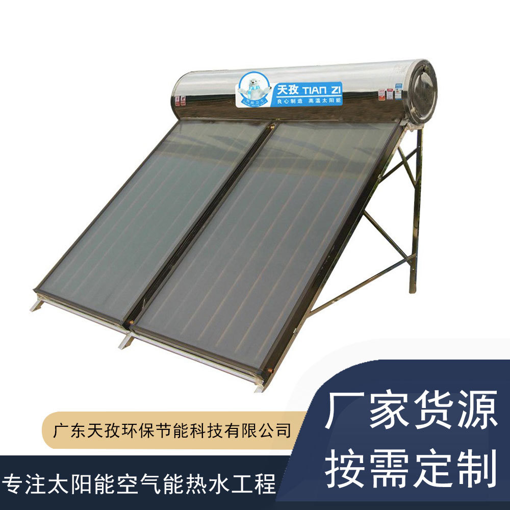 广东厂家供应平板太阳能热水器一体式家用全自动集热器家用出口型