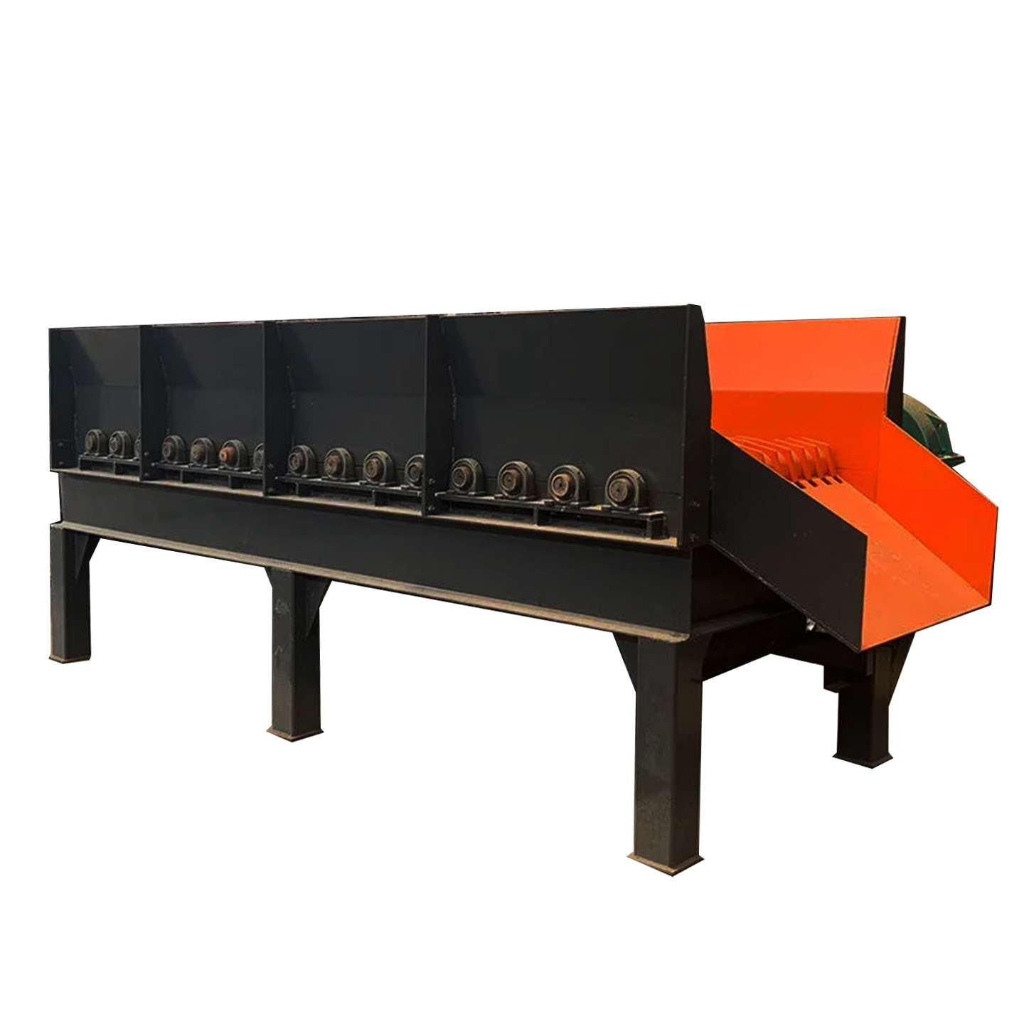 土夹石分离机混凝土多级联动泥石分离滚轴筛河道鹅卵石泥石分离机