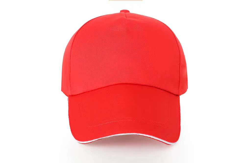 Wholesale Twill Cotton Advertising Cap Sun Protection Hat Peaked Cap Baseball Cap Volunteer Hat Picture Printing Embroidered Logo