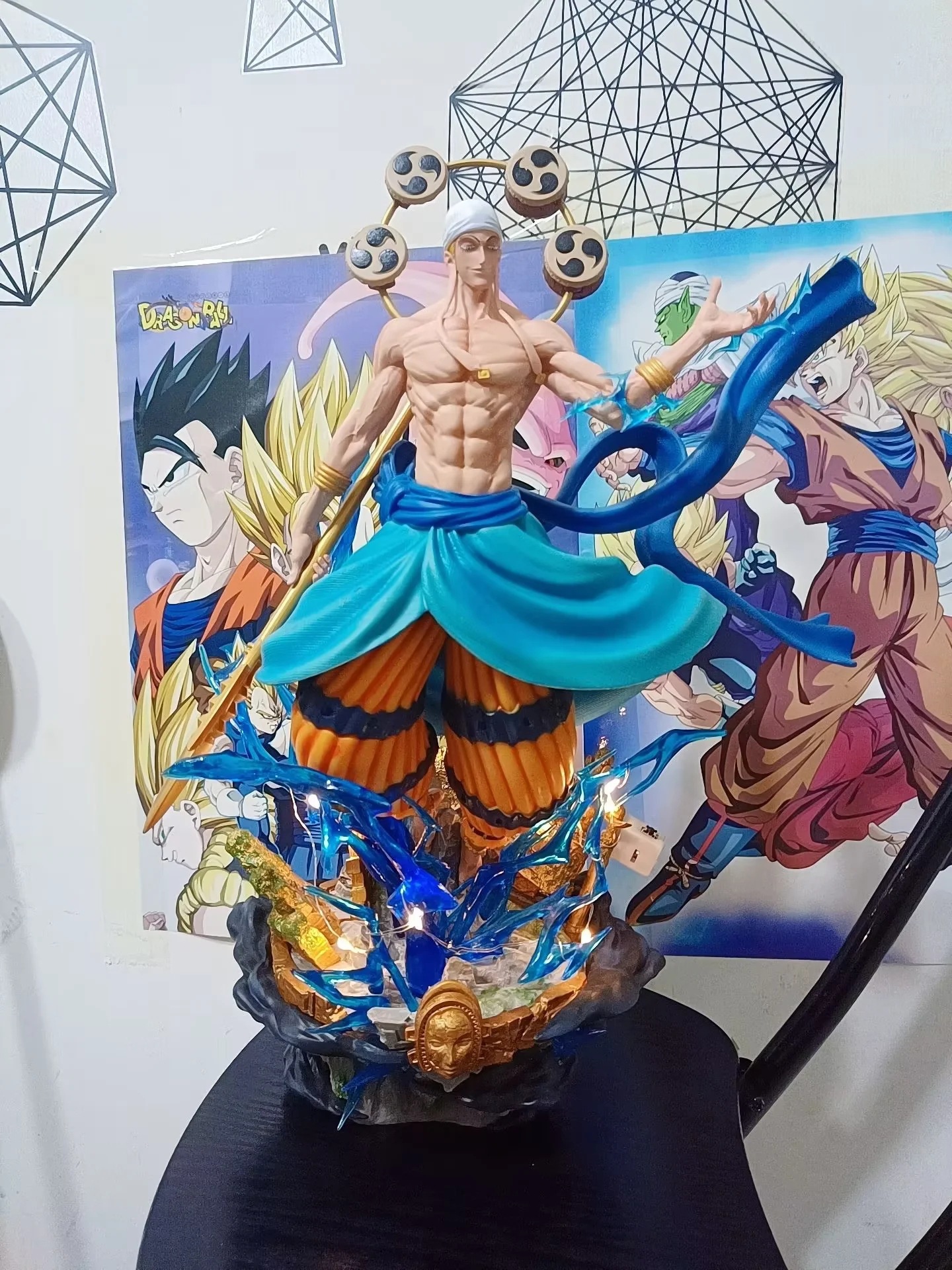 海贼王 gk enel 大玩家 雷神 艾尼路 站姿 动漫模型 雕像摆件手办