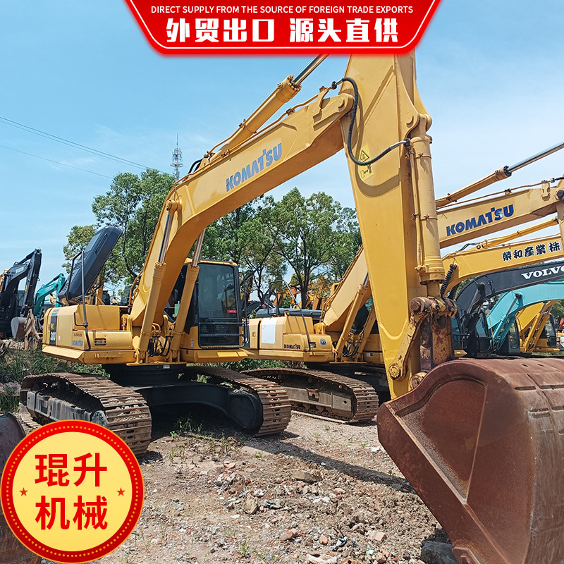东莞地区二手挖掘机市场 外贸出口小松PC400大型挖土机