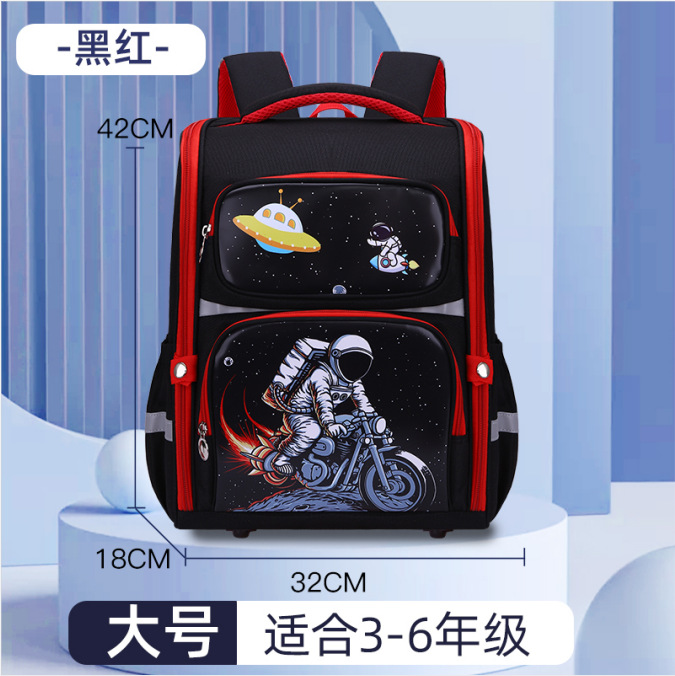 Foreign Trade Export Integrated Large Capacity Primary School Student Schoolbag Spaceman Mermaid Children Backpack Cross-Border