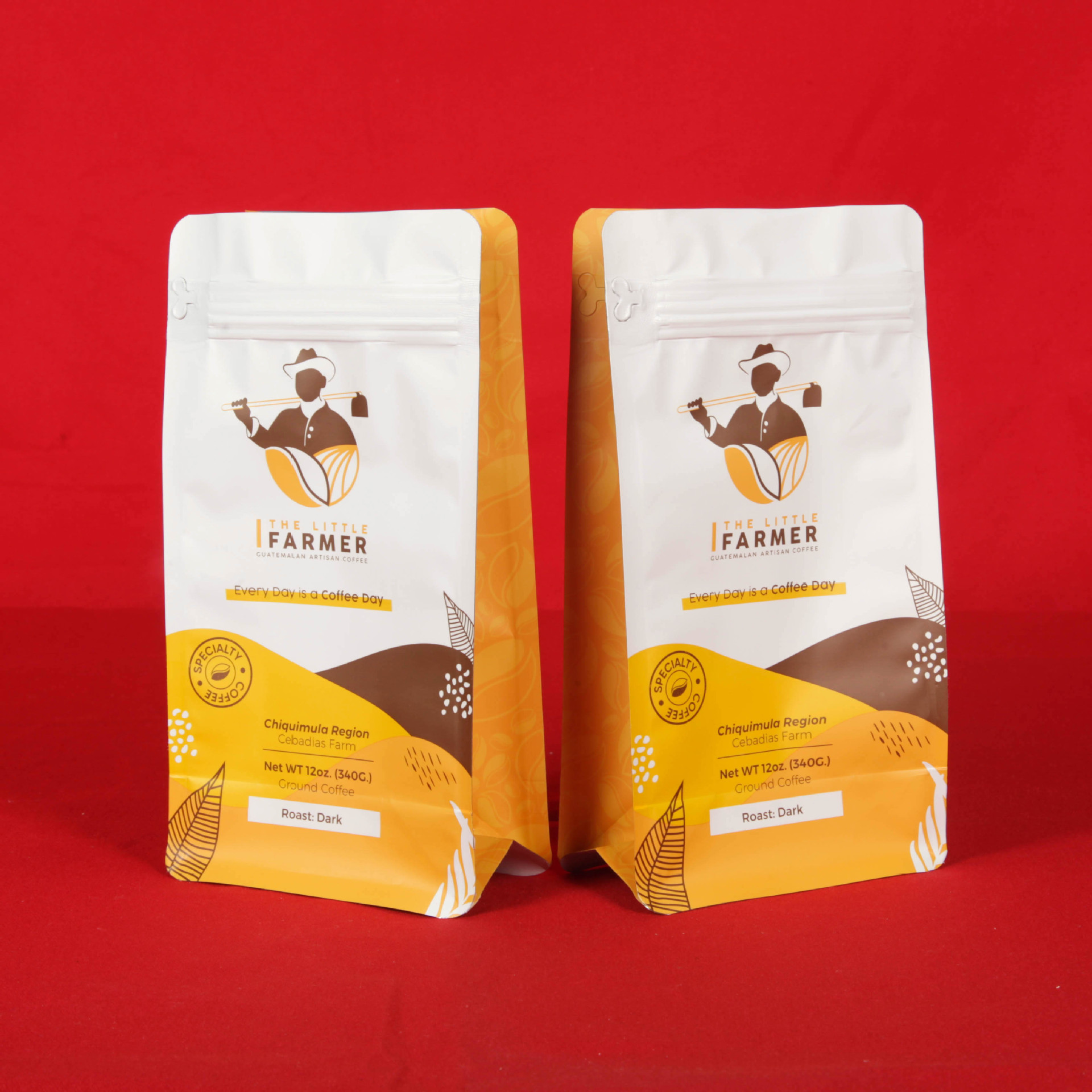 厂家定制 咖啡八边封风琴袋 坚果零食铝箔食品包装袋自立自封袋