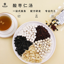 酸枣仁汤  百合茯苓茶安睡茶花草茶汤包煮饮泡水代加工工厂