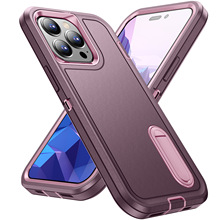 工厂热卖款捍卫三防适用iPhone 14 Pro手机壳三合一带支架 防尘塞
