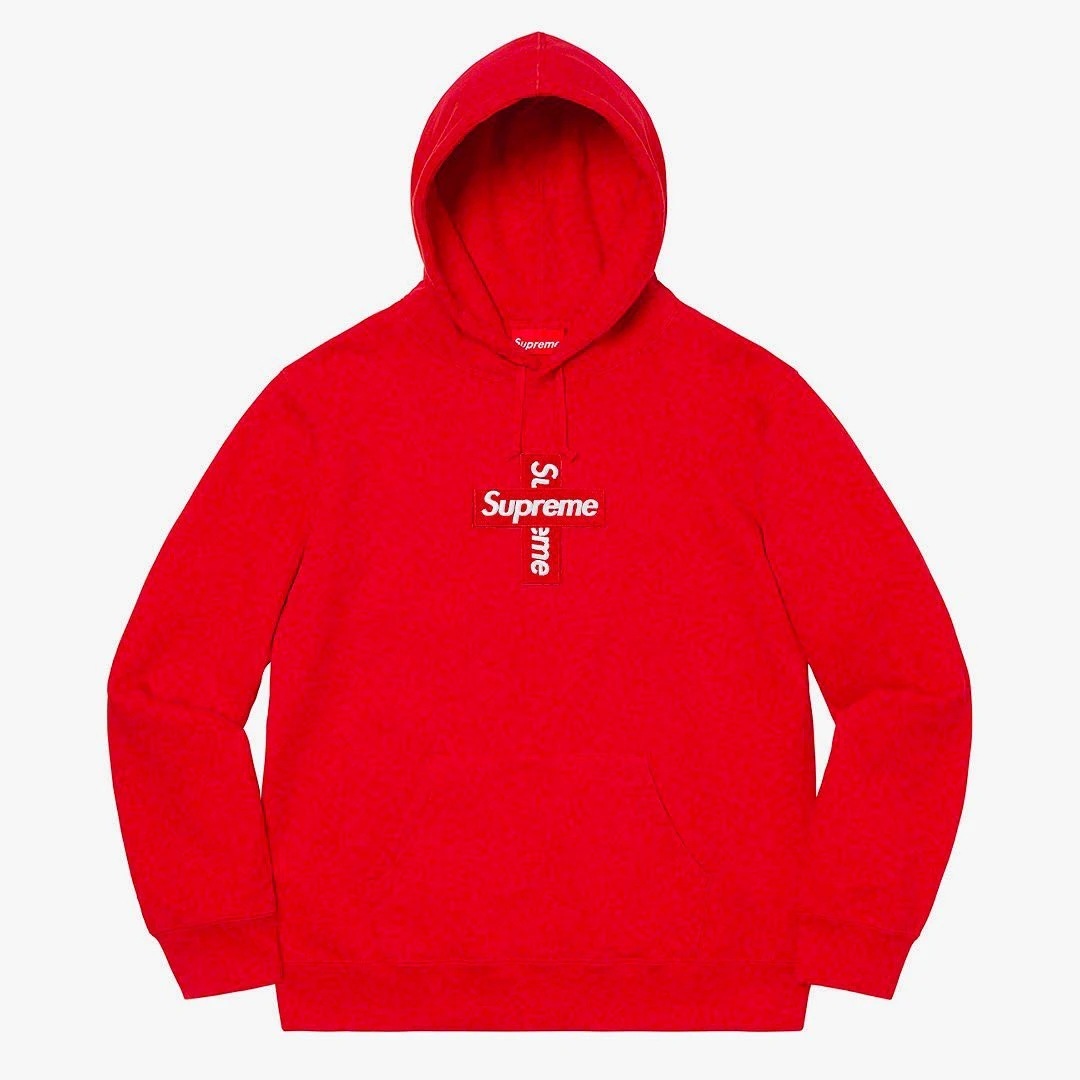 21新款万针刺绣sup十字架精工加绒潮流连帽卫衣帽衫外套外贸跨境