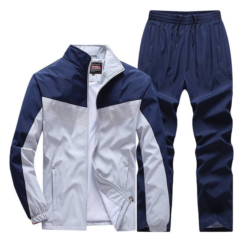 春秋2024新款男子运动服运动服外套套装团体服团队工服套装可印制