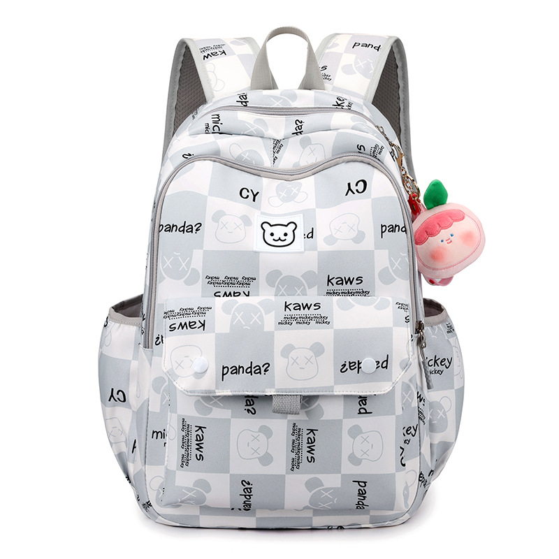 2023 New Printed Cartoon Princess Schoolbag Primary School Student Backpack for Girls Lightweight Spine-Protective Burden Alleviation Backpack