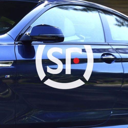 顺丰快递标志车贴汽车创意个性搞笑车身贴摩托车顺丰速运贴纸