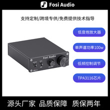 Fosi Audio M02 低音炮放大器 100W，具有全频和低音可切换功放