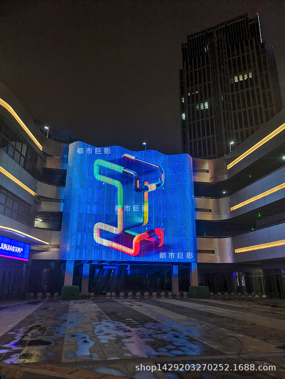 z动态视频投影灯,景观亮化巨幕投影灯,led亮化工程投影灯厂家