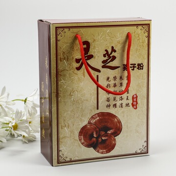 灵芝瓦楞纸盒彩盒保健品礼品盒牛皮瓦楞纸盒外包装盒定