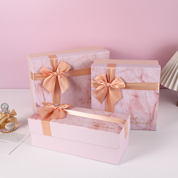 新款粉色蝴蝶结花茶礼盒 结婚伴娘喜糖伴手礼盒 回礼喜茶包装盒