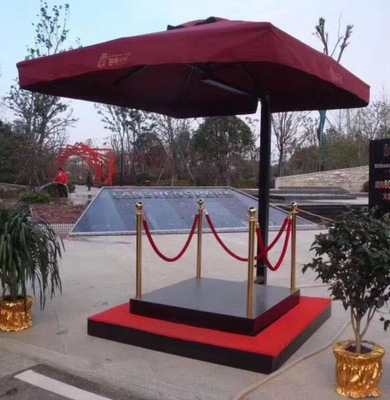 批发保安站岗台形象岗亭小区物业交通岗台门卫执勤台保安亭遮阳伞