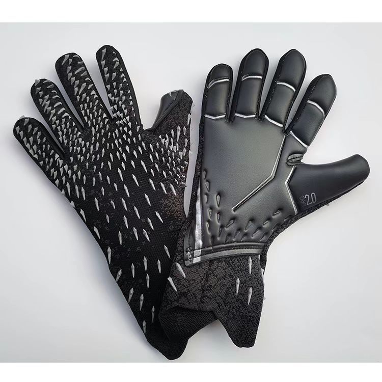 Cross-Border Hot Sale Professional Silicone Non-Slip Gloves Latex Adult and Children Falcon Goalkeeper Football Goalkeeper Gloves