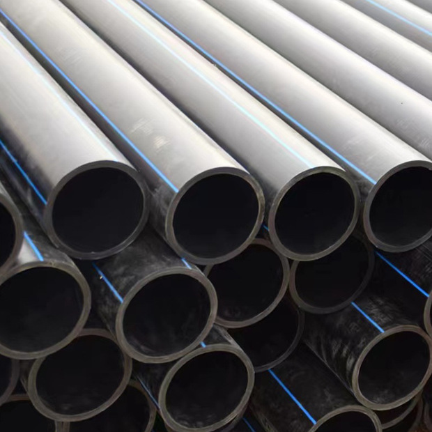 pe穿线管pe黑色塑料穿线管盘管通讯管电力电缆保护套管pe过路顶管