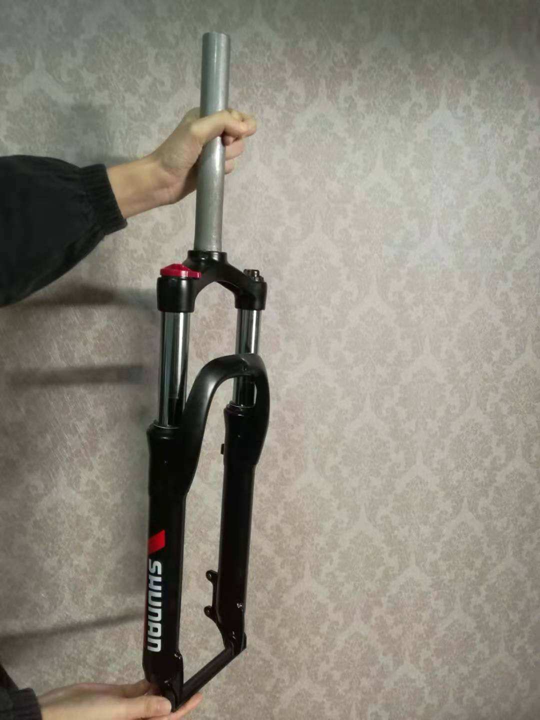 顺安26寸山地车半铝锁死避震无纹前叉 避震碟刹前叉