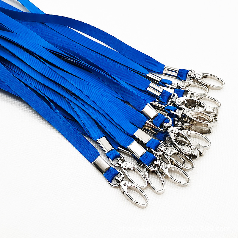 1cm厂牌挂绳 员工胸牌带子挂工作证绳子工牌吊带学生校卡吊绳厂家