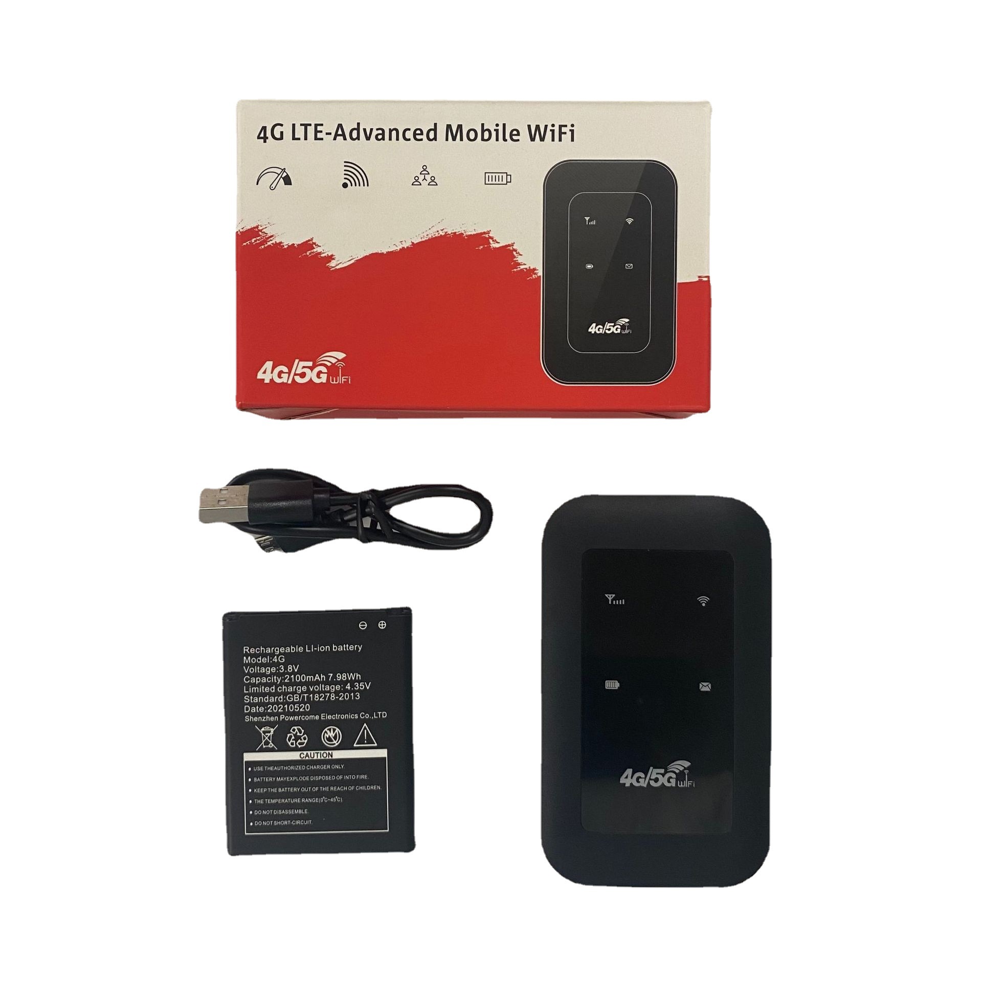 MF800黑4G随身移动MIFI车载便携WIFI可插卡LTE ROUTER无线路由器