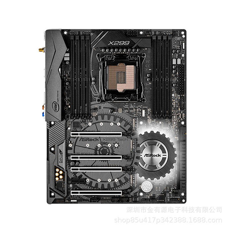 华擎x299 taichi太极台式机主板2066支持i77800xi9 9900x10980cpu