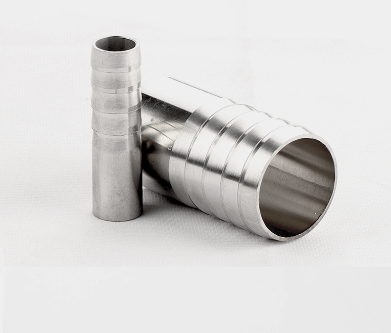 304/316l不锈钢焊接宝塔皮接软管接头皮管竹节卫生级内外镜面抛光