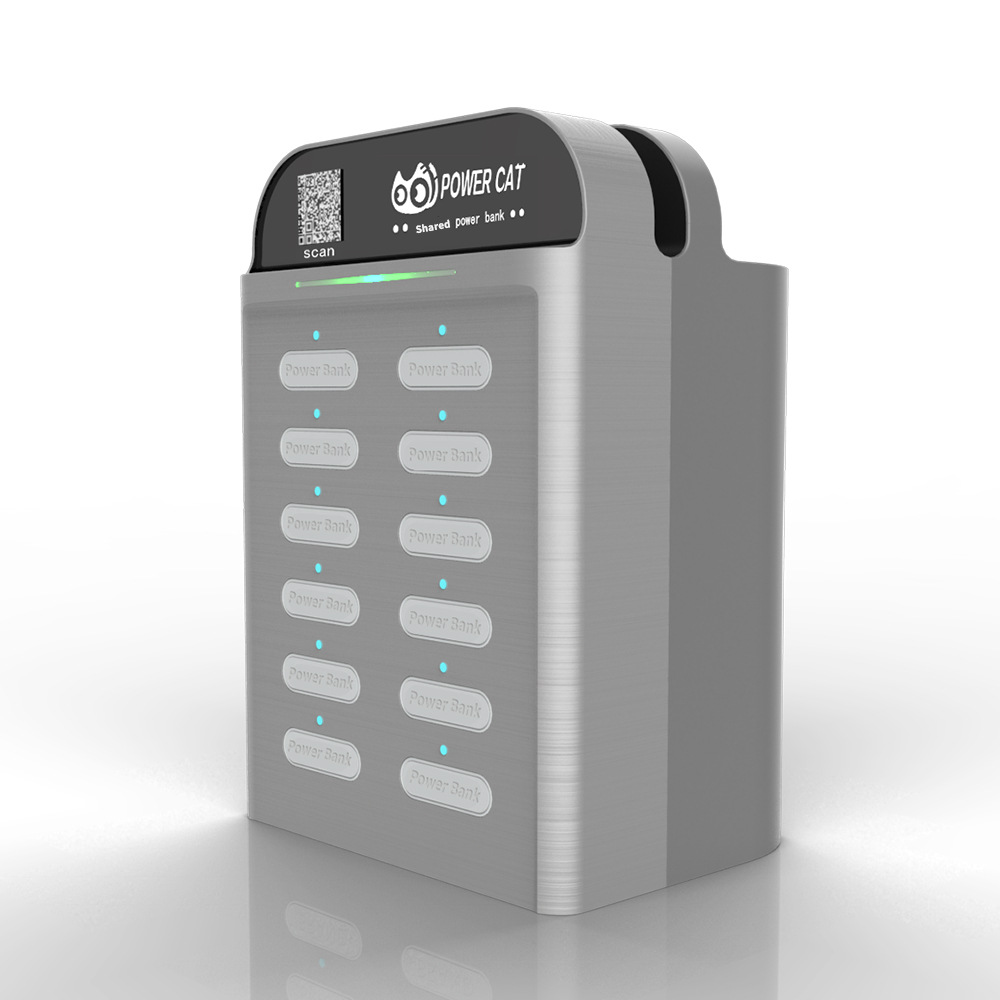 充电猫共享12口机柜可带10.