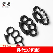 一件代发包邮/10Y虎指A1P70-合金加厚小指环铁四指虎指扣男士武