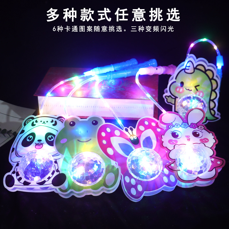 2023 New Portable Luminous Lantern Flash Projection Mid-Autumn Festival Spring Festival Small Gift New Year's Day Children's Toys Wholesale