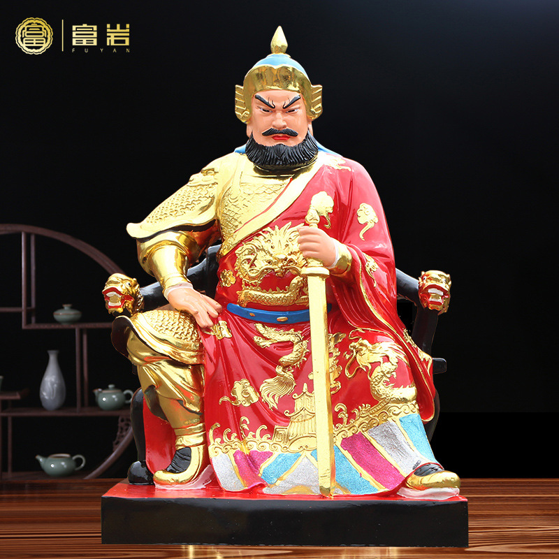 五道爷神像寺庙供奉大摆件树脂玻璃钢佛像元帅将军武道圣君常规